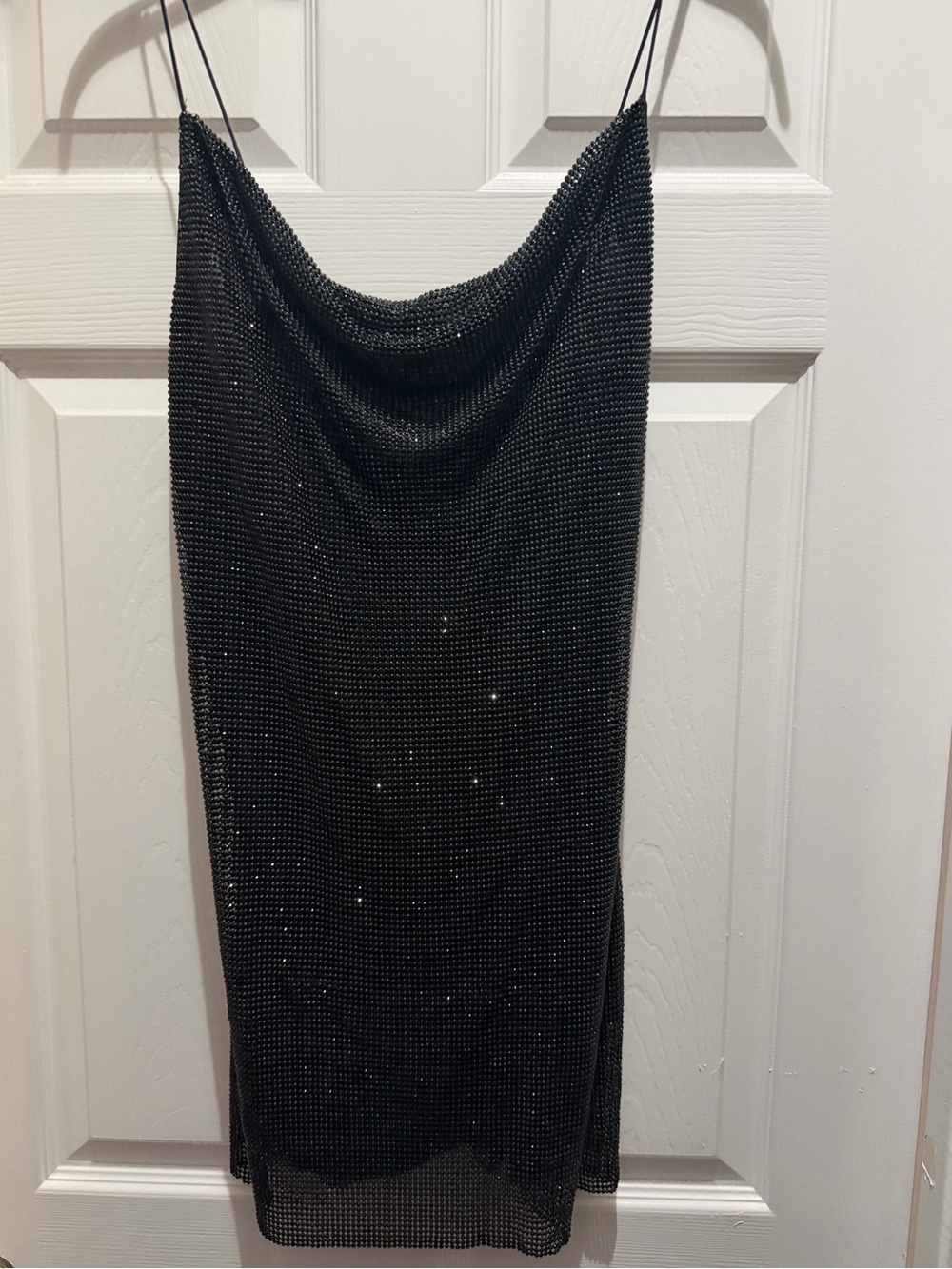 Black Alice + Olivia Sequin Mini dress